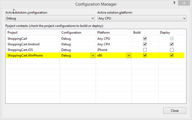 Configuraton Manager