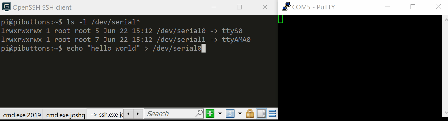 putty unable to open serial port windows 7