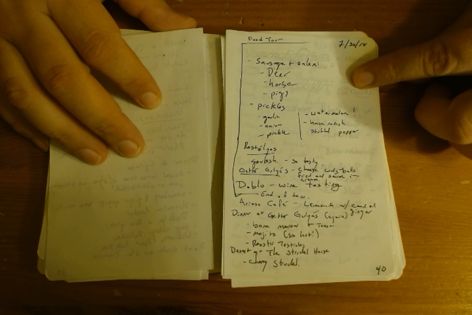 Notebook page 40, 2018-07-30
