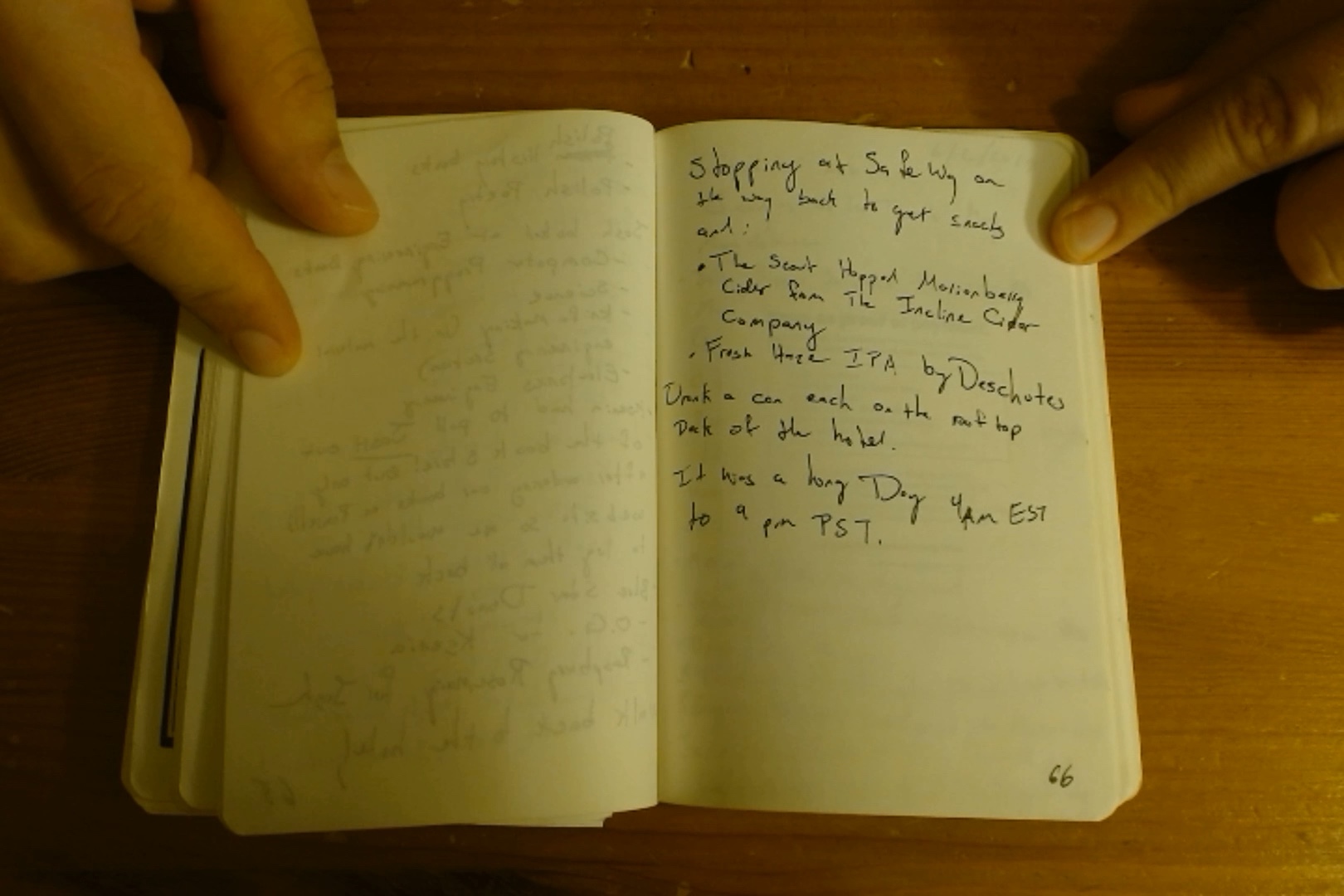 Notebook page 66, 2019-06-01