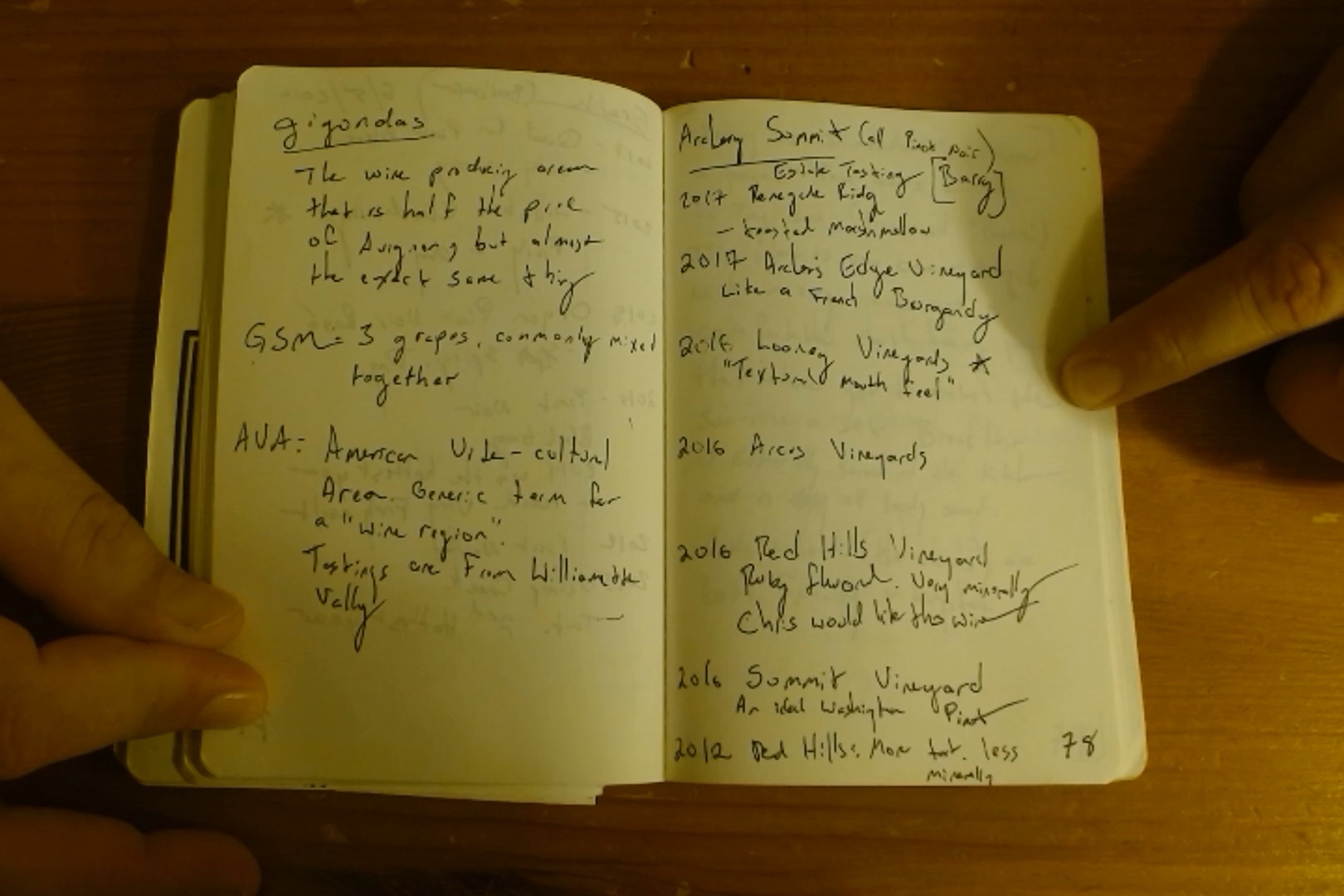 Notebook page 78, 2019-06-05
