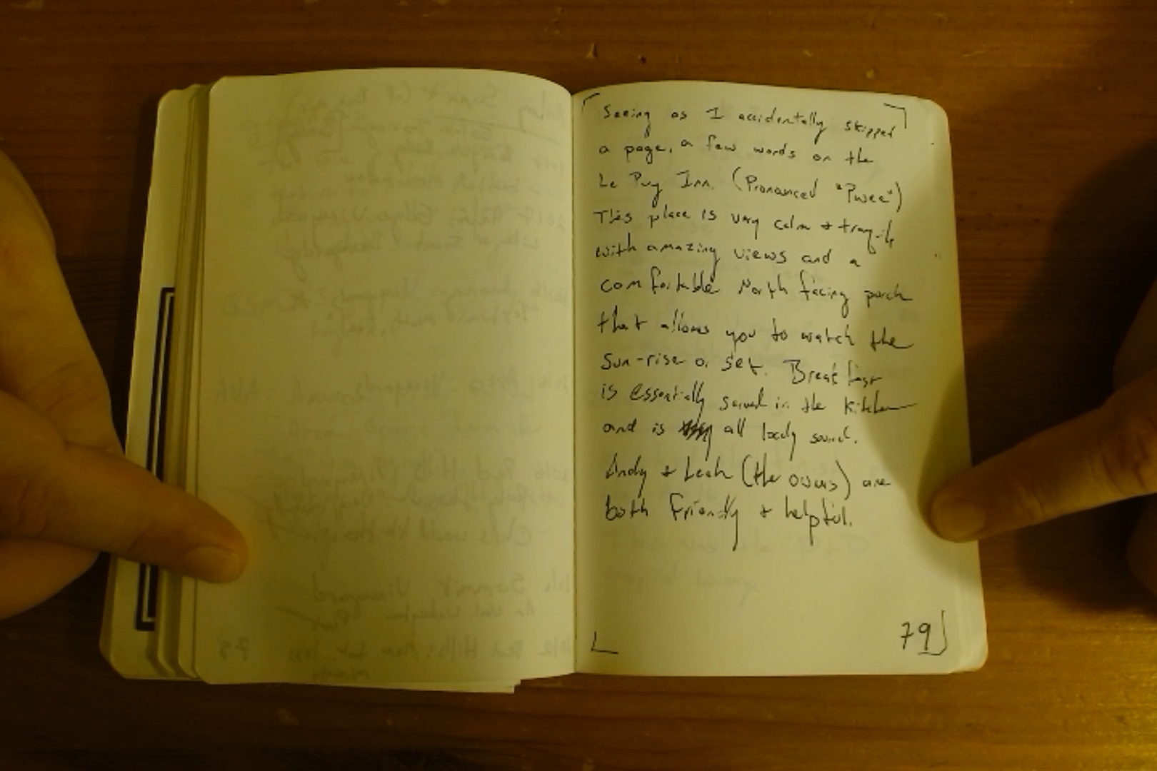 Notebook page 79, 2019-06-05