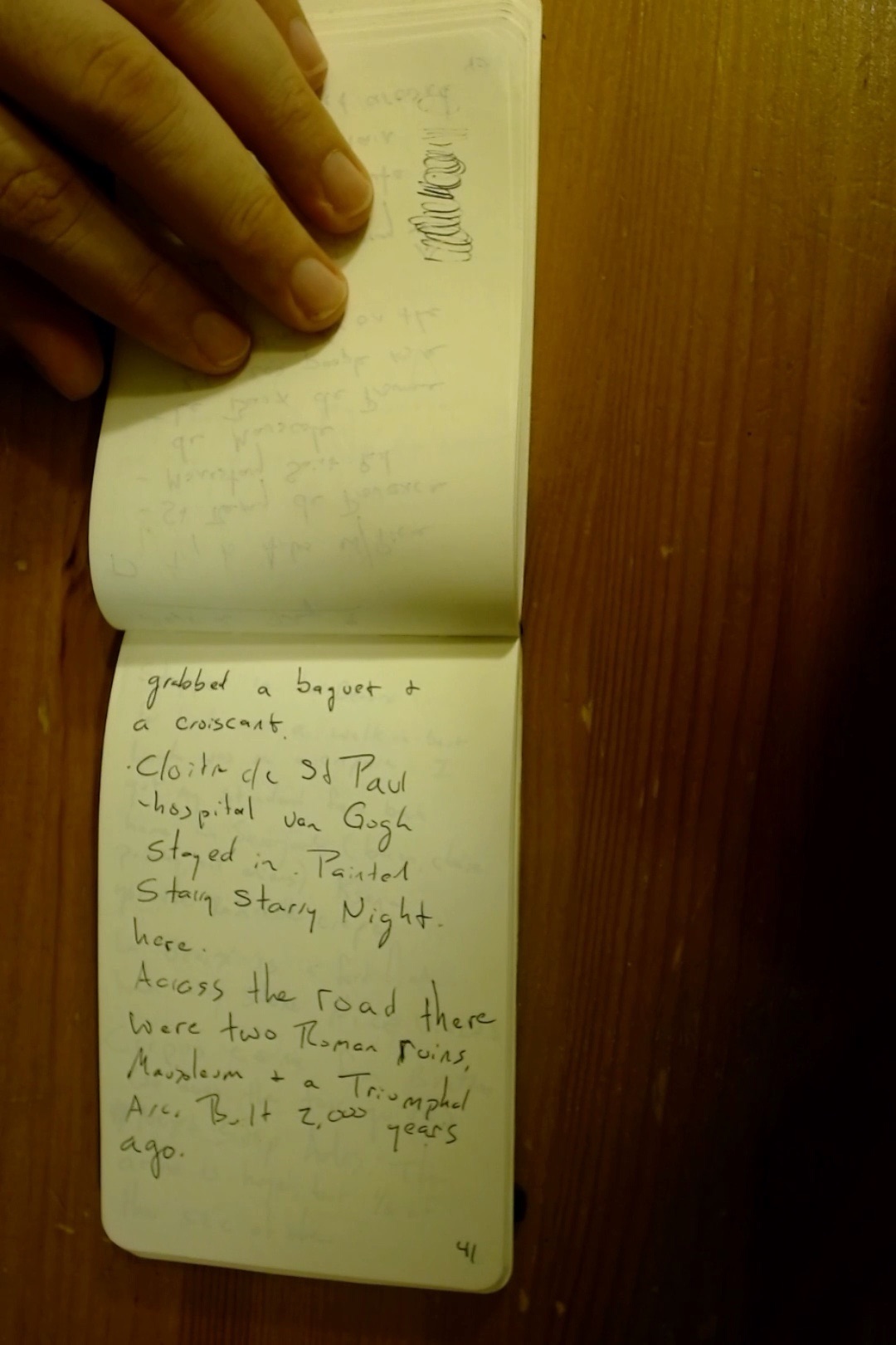 Notebook page 41, 2019-09-02