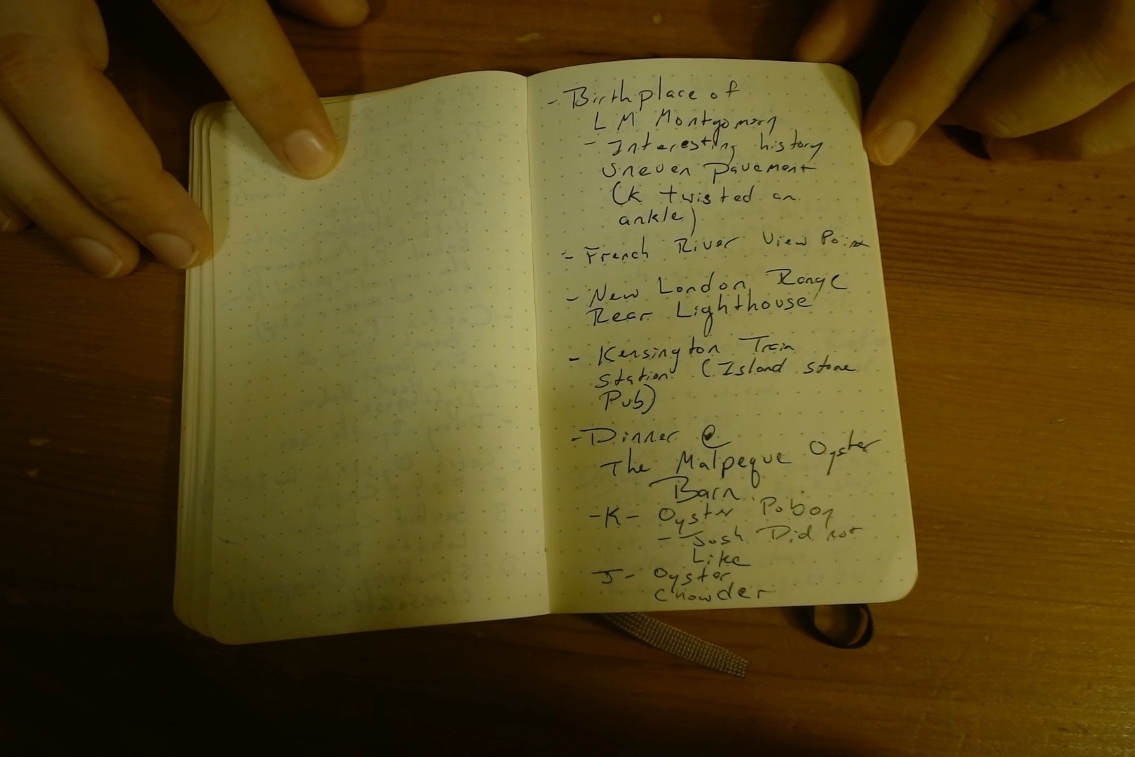 Notebook page 2 for August 1, 2026