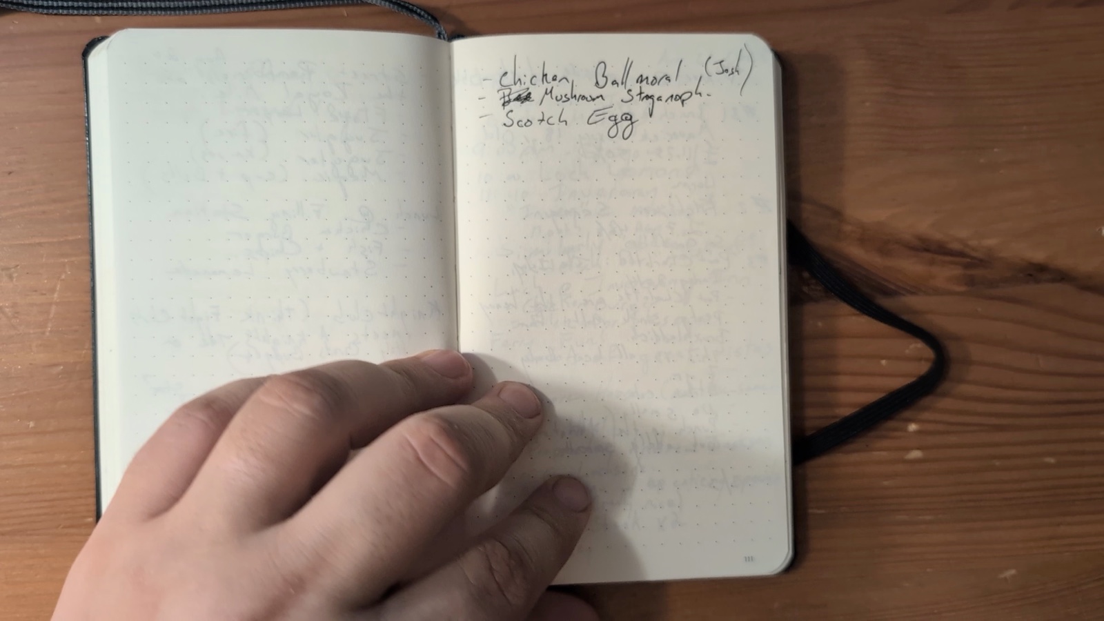 Notebook pages 110–111, August 20, 2025