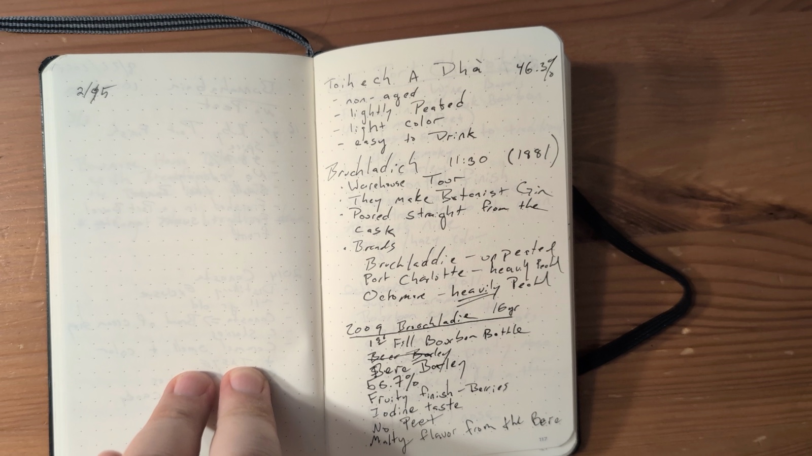 Notebook pages 116–117, August 22, 2025