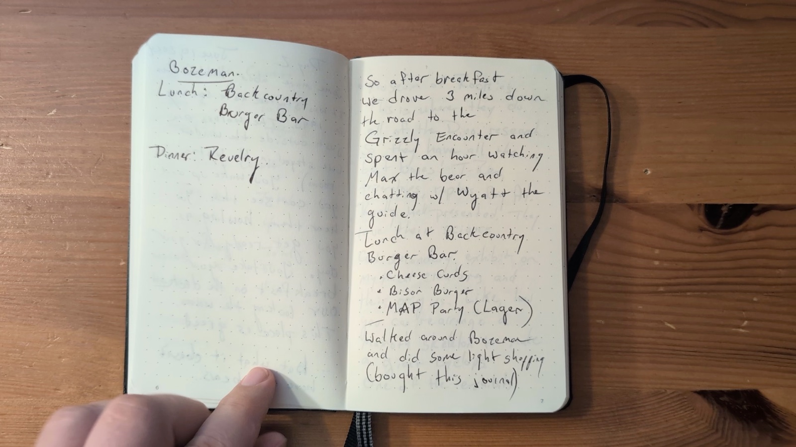 Notebook pages 6–7, June 10, 2024
