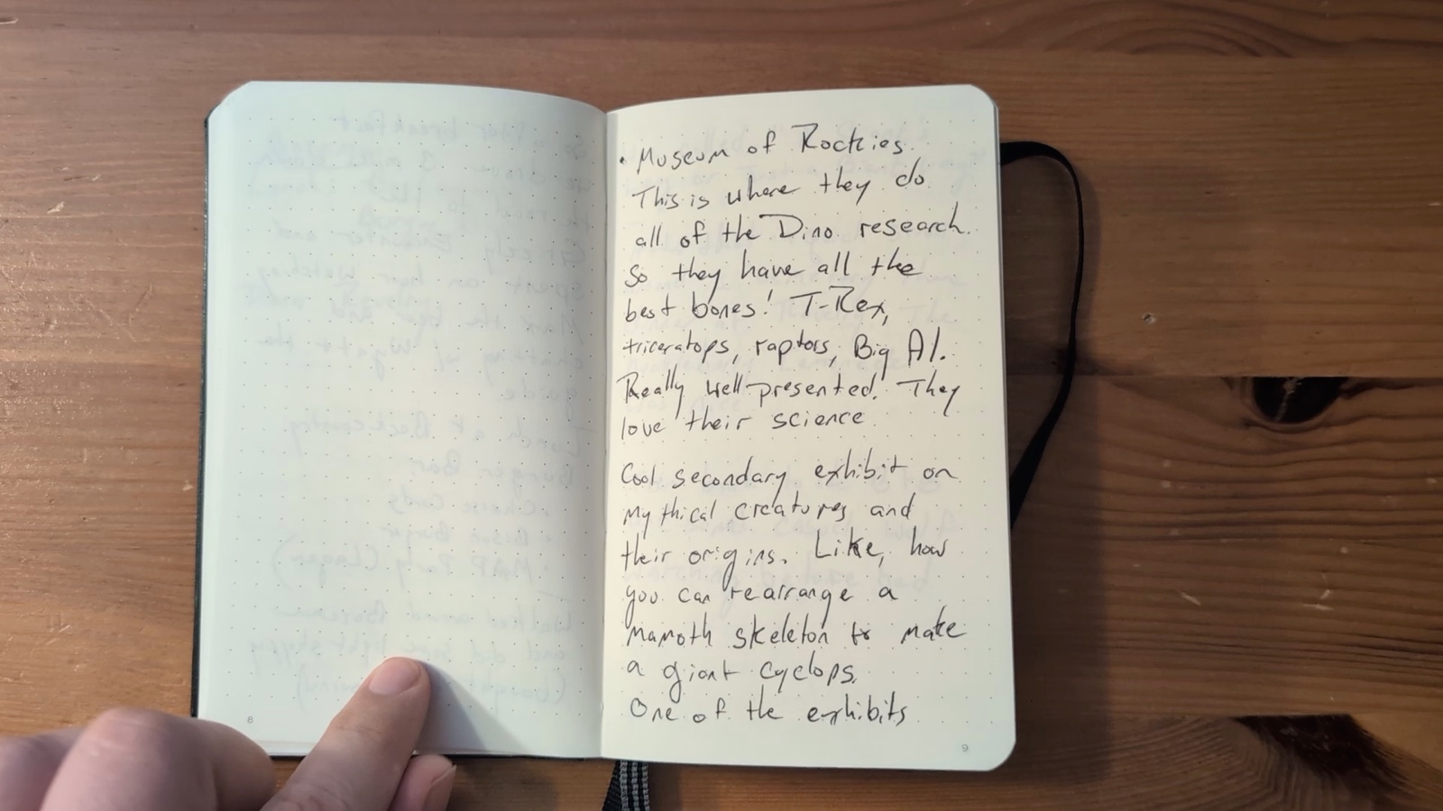 Notebook pages 8–9, June 10, 2024