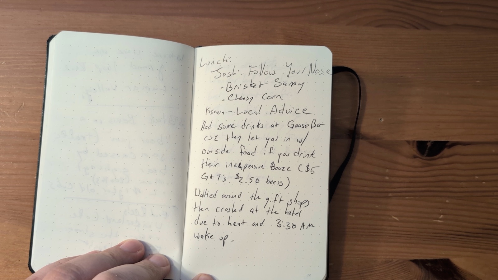 Notebook pages 26–27, June 12, 2024